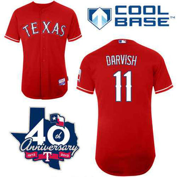 Darvish Texas Rangers red jersey