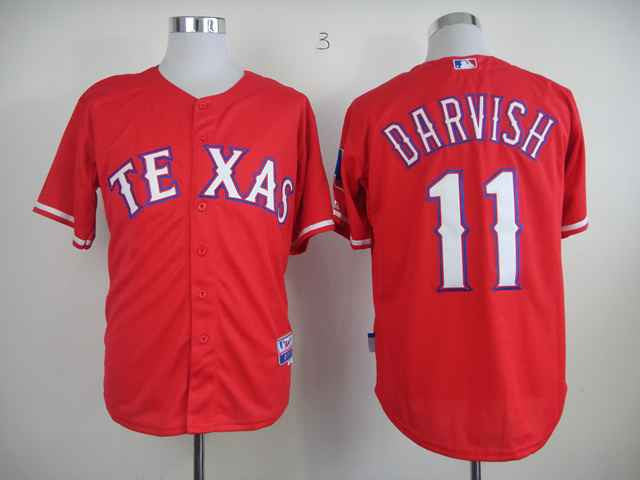 Darvish Texas Rangers red jersey