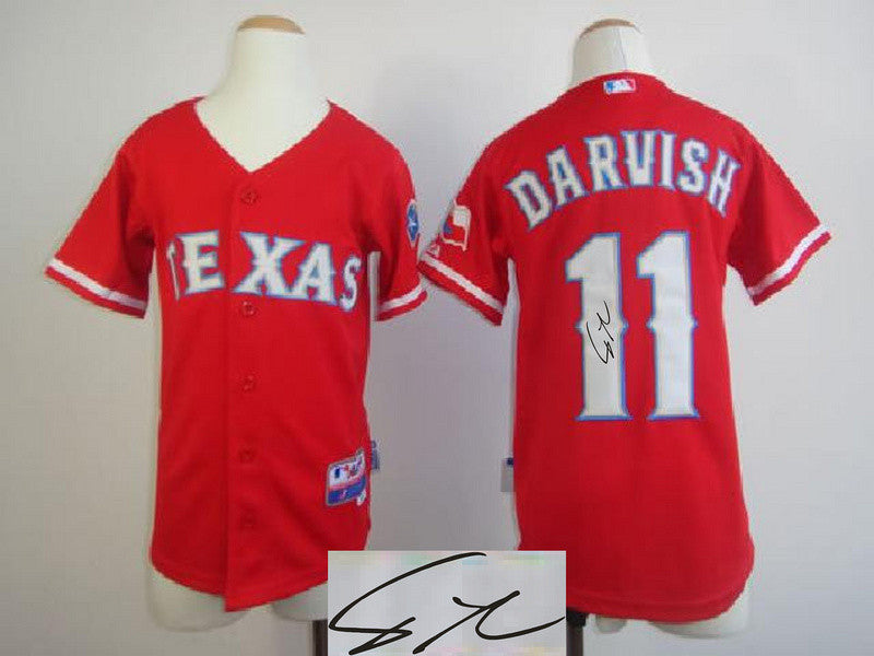 Darvish Texas Rangers red jersey