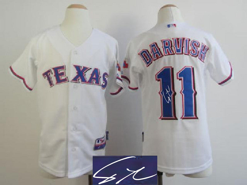Darvish Texas Rangers white jersey