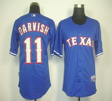 Yu Darvish Texas Rangers blue jersey