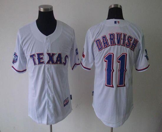 Yu Darvish Texas Rangers white jersey