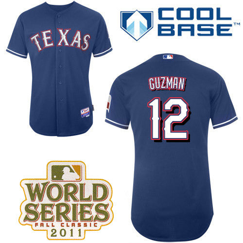 Cristian Guzman Texas Rangers blue jersey