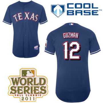Cristian Guzman Texas Rangers blue jersey