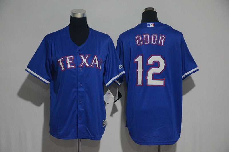 Rougned Odor Texas Rangers blue jersey