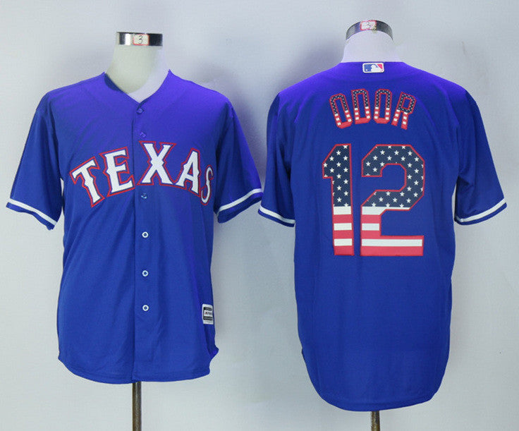 Rougned Odor Texas Rangers blue jersey