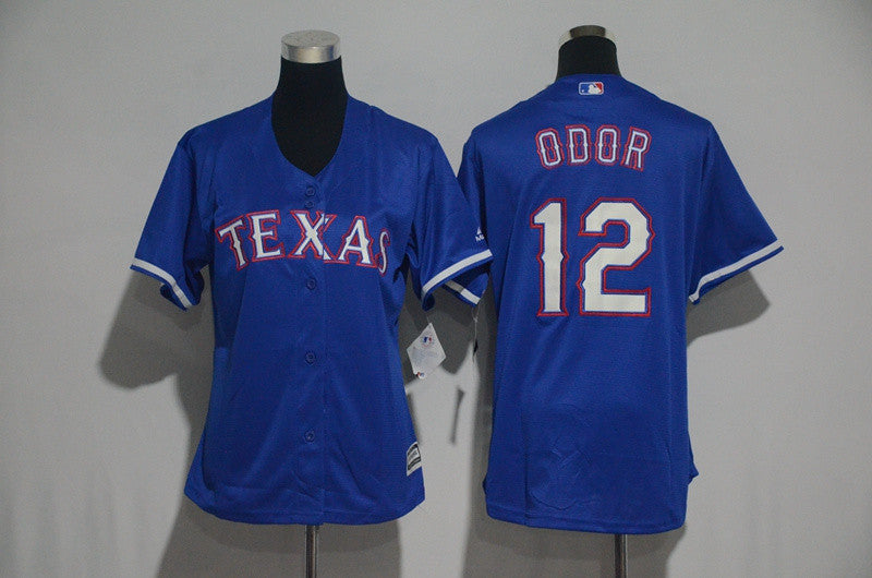 Rougned Odor Texas Rangers blue jersey