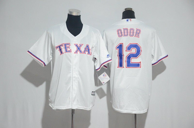 Rougned Odor Texas Rangers white jersey