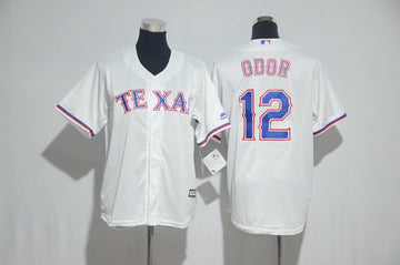 Rougned Odor Texas Rangers white jersey