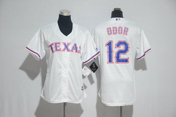 Rougned Odor Texas Rangers white jersey