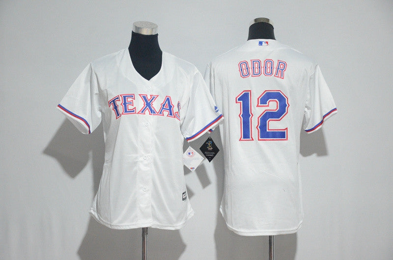 Rougned Odor Texas Rangers white jersey