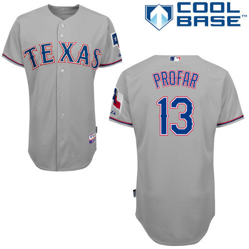 Profar Texas Rangers grey jersey