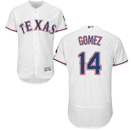 Carlos Gomez Texas Rangers white jersey