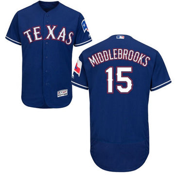 Will Middlebrooks Texas Rangers blue jersey