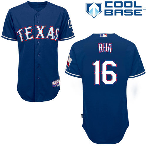 Rua Texas Rangers blue jersey