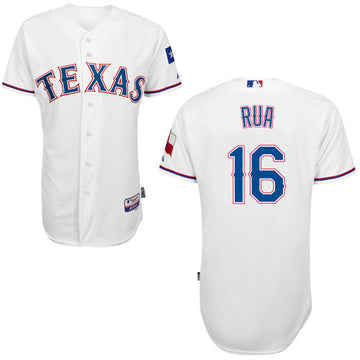Rua Texas Rangers white jersey