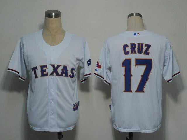 Cruz Texas Rangers white jersey