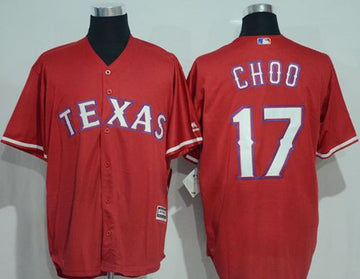 Shin-Soo Choo Texas Rangers red jersey