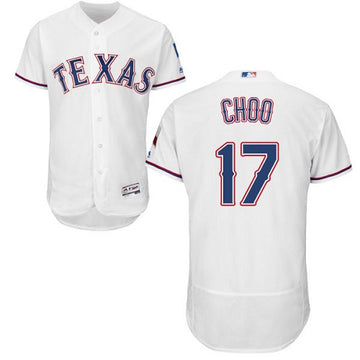 Shin Soo Choo Texas Rangers white jersey