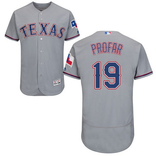 Jurickson Profar Texas Rangers gray jersey