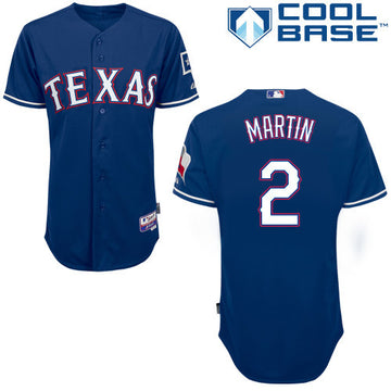 Martin Texas Rangers blue jersey