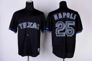 Napoli Texas Rangers black Fashion jersey