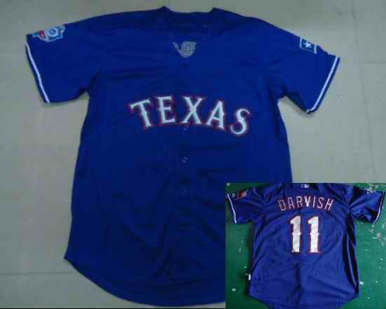 Napoli Texas Rangers blue jersey