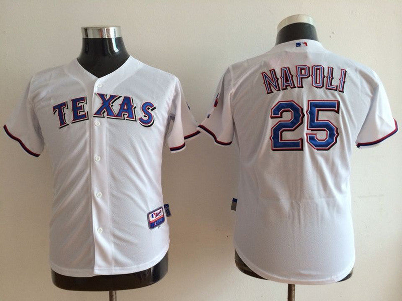 Napoli Texas Rangers white jersey