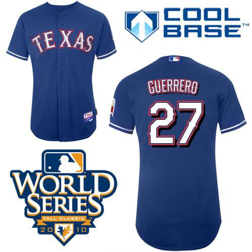 Vladimir Guerrero Texas Rangers blue jersey