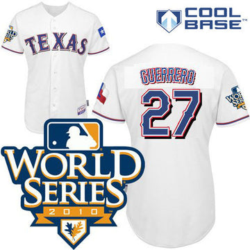 Vladimir Guerrero Texas Rangers white jersey