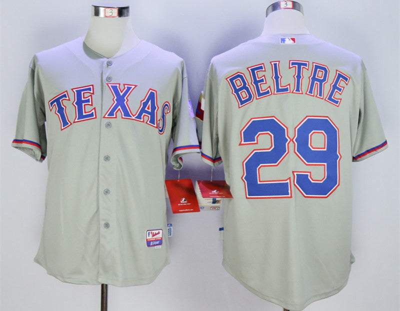 Adrian Beltre Texas Rangers grey jersey