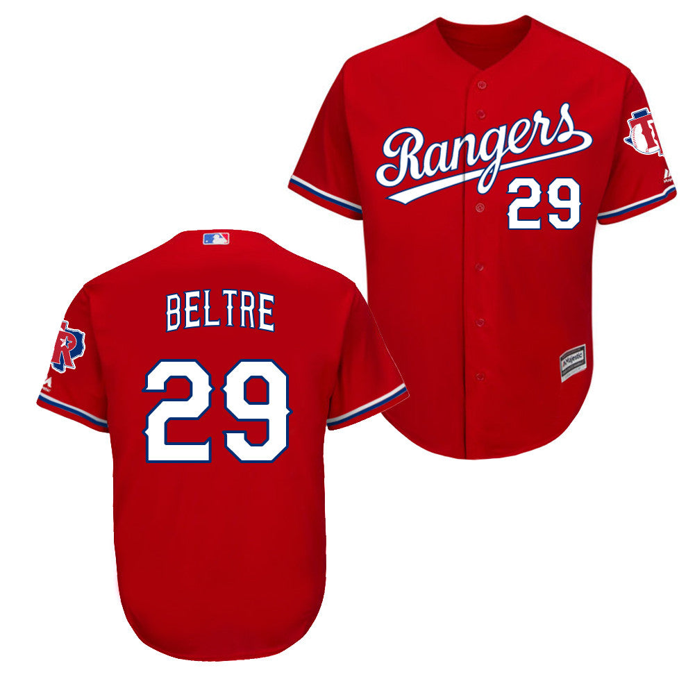 Adrian Beltre Texas Rangers red jersey