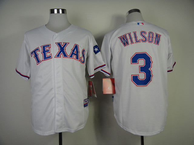 Wilson Texas Rangers white jersey
