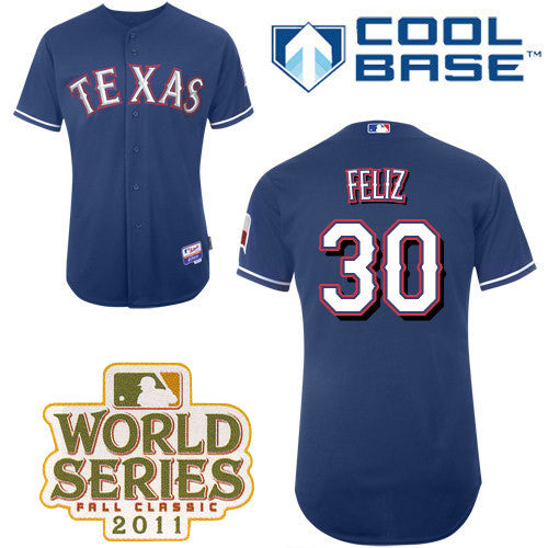 Naftali Feliz Texas Rangers blue jersey