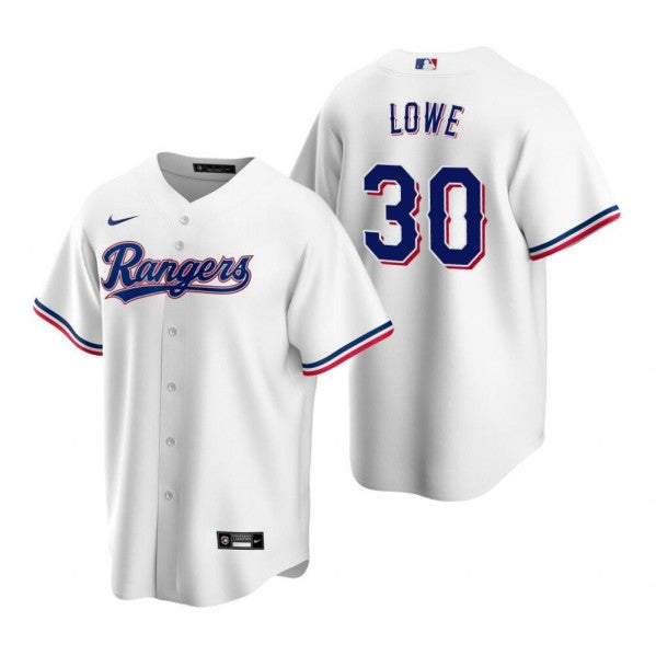 Nathaniel Lowe Texas Rangers white jersey