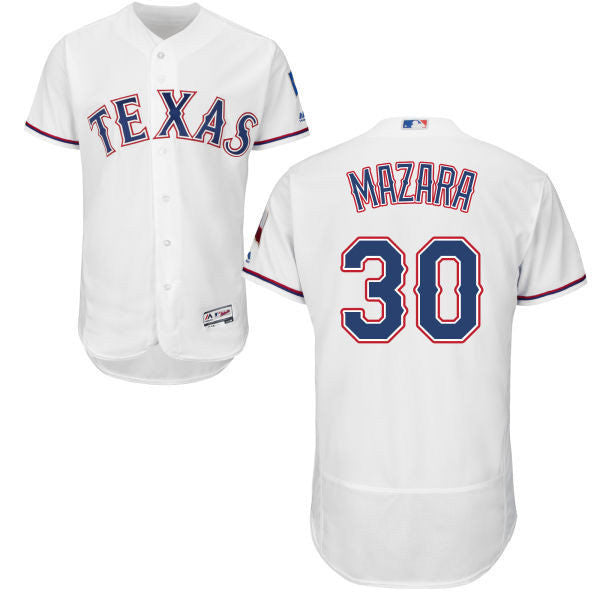 Nomar Mazara Texas Rangers white jersey