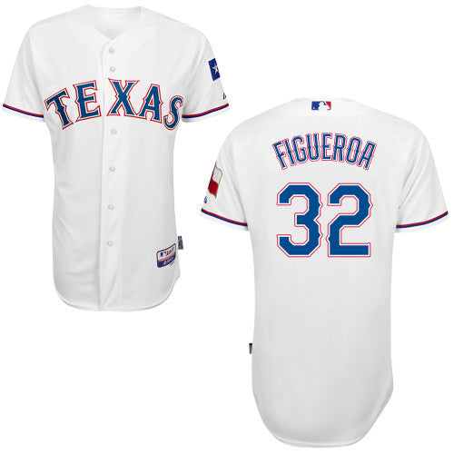 Figueroa Texas Rangers white jersey