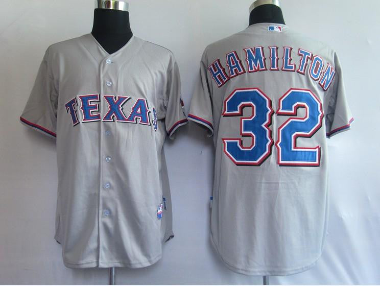Hamilton Texas Rangers grey jersey