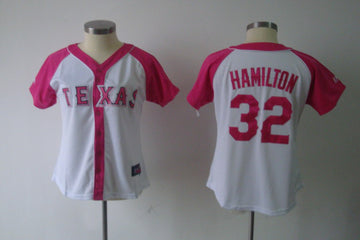 Hamilton Texas Rangers pink jersey