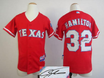 Hamilton Texas Rangers red jersey