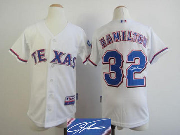 Hamilton Texas Rangers white jersey
