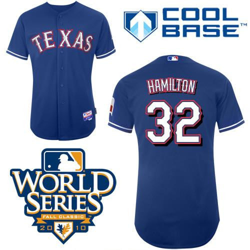Josh Hamilton Texas Rangers blue jersey