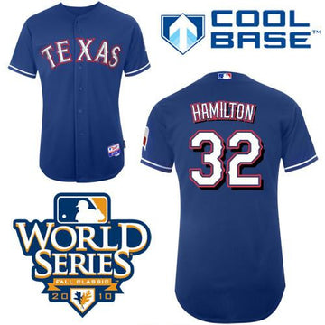 Josh Hamilton Texas Rangers blue jersey