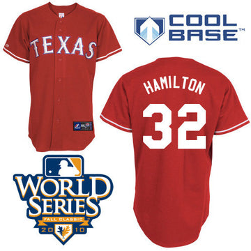 Josh Hamilton Texas Rangers red jersey