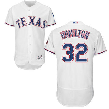 Josh Hamilton Texas Rangers white jersey
