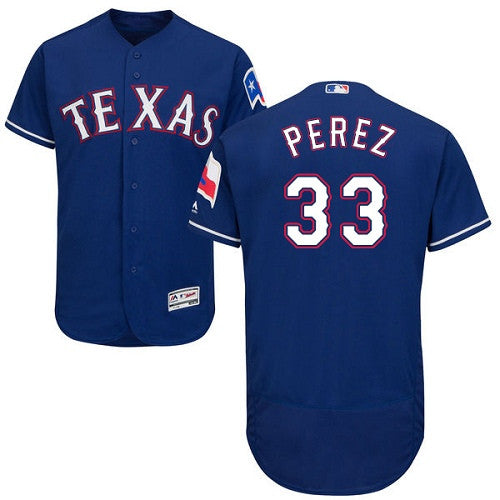 Martin Perez Texas Rangers blue jersey