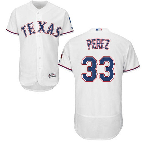Martin Perez Texas Rangers white jersey