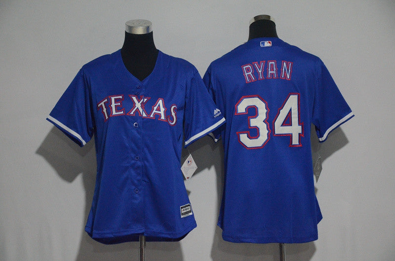 Nolan Ryan Texas Rangers blue jersey