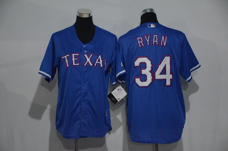 Nolan Ryan Texas Rangers blue jersey