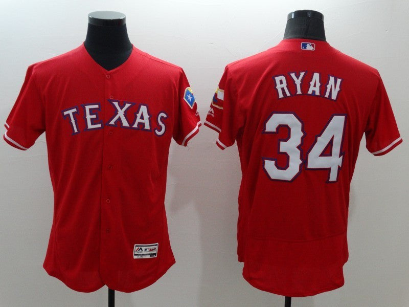Nolan Ryan Texas Rangers red jersey